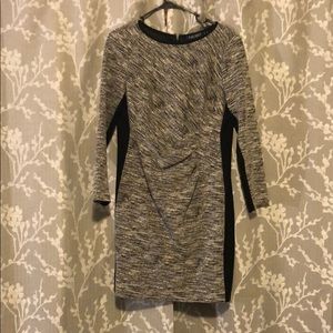 Grey long sleeve dress
